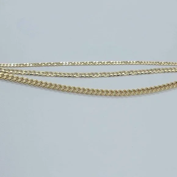 Brand New Brazilian 18k Gold Filled 3 ROW Bracelet - Picture 3 of 7